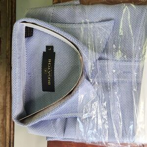 Bugatchi Blue Dress Shirt Long sleeve Mens L